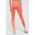 Asics leggins de antrenament Tiger culoarea portocaliu, cu imprimeu