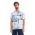 Desigual camasa barbati, culoarea albastru marin, cu guler clasic, regular