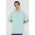 Levi's tricou din bumbac culoarea turcoaz, neted