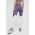 The North Face leggins de alergare culoarea violet, modelator