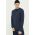 Superdry longsleeve din bumbac culoarea albastru marin, neted