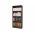 Biblioteca Flint, 3 Polite, Wenge, 70 x 32 x 159 cm
