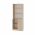 Biblioteca Flint, cu Usi Inferioare si 2 Polite, Stejar Sonoma, 70 x 32 x 200 cm
