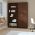 Biblioteca Flint, 2 Usi, Wenge, 70 x 32 x 200 cm
