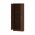 Biblioteca Flint, 2 Usi, Wenge, 70 x 32 x 200 cm