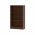 Biblioteca Flint, 2 Polite, Wenge, 70 x 32 x 122 cm