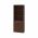 Biblioteca Flint, cu Usi Inferioare si 2 Polite, Wenge, 70 x 32 x 200 cm