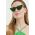 Bottega Veneta ochelari de soare femei, culoarea verde