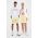Ellesse pantaloni scurti culoarea galben, cu imprimeu