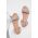 Answear Lab sandale de piele femei, culoarea argintiu