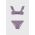 United Colors of Benetton costum de baie pentru copii din două piese culoarea violet