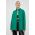 2NDDAY camasa din bumbac femei, culoarea verde, cu guler clasic, regular
