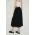 Dkny fusta culoarea negru, maxi, evazati