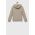 adidas Originals bluza copii TREFOIL culoarea bej, cu glugă, cu imprimeu
