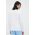 American Vintage longsleeve din bumbac culoarea alb, neted