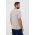adidas tricou barbati, culoarea bej, melanj