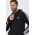 adidas hanorac de bumbac bărbați, culoarea negru, cu glugă, cu imprimeu  IC0433