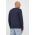 Gant longsleeve din bumbac culoarea albastru marin, neted