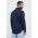 Gant camasa din bumbac barbati, culoarea albastru marin, cu guler button-down, regular