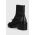 Coach cizme de piele Kenna femei, culoarea negru, cu toc drept, CK031