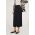 Answear Lab fusta culoarea negru, midi, drept