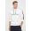 Armani Exchange bluza barbati, culoarea bej, cu glugă, cu imprimeu