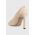 BOSS stilettos de piele Janet Pump 90-P_N culoarea bej, 50498758