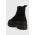 Tommy Jeans botine TJW FOXING CANVAS BOOT femei, culoarea negru, cu platforma, EN0EN02216
