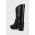 HUGO cizme de piele Miley femei, culoarea negru, cu toc drept, 50498091