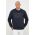 Armani Exchange bluza barbati, culoarea albastru marin, cu imprimeu