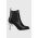 Karl Lagerfeld ghete chelsea de piele IKON HEEL femei, culoarea negru, cu toc drept, KL39060