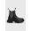 Karl Lagerfeld ghete chelsea de piele LUNA femei, culoarea negru, cu platforma, KL42944F