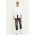 HUGO camasa din bumbac barbati, culoarea alb, cu guler clasic, slim