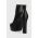 Dkny botine K2304397 femei, culoarea negru, toc pana, Liana