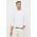 Karl Lagerfeld longsleeve barbati, culoarea alb, neted