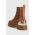 MICHAEL Michael Kors ghete chelsea de piele Rowan femei, culoarea maro, cu platforma, 40F3RWFE7L
