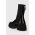 HUGO ghete chelsea de piele Kris femei, culoarea negru, cu toc plat, 50498103
