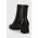 Camper cizme de piele Katie femei, culoarea negru, cu toc drept, K400664.001
