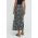 Medicine fusta culoarea verde, maxi, drept