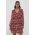 Pepe Jeans rochie culoarea bordo, midi, evazati