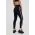 Dkny colanti femei, culoarea negru, cu imprimeu