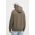 Armani Exchange hanorac de bumbac barbati, culoarea verde, cu glugă, cu imprimeu