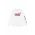 Levi's longsleeve din bumbac pentru copii culoarea alb, cu imprimeu
