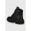 Timberland bocanci de piele Greyfield Leather Boot femei, culoarea negru, cu toc plat, TB0A5ZDR0011