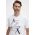 Armani Exchange tricou din bumbac culoarea alb, cu imprimeu