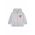 Kenzo Kids bluza copii culoarea gri, cu glugă, cu imprimeu