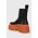 Copenhagen ghete chelsea de piele femei, culoarea negru, cu platforma, CPH686 vitello