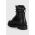 Tommy Jeans bocanci TJW LACE UP BOOT femei, culoarea negru, cu platforma, EN0EN02314