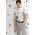 Medicine tricou din bumbac culoarea bej, modelator