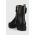MICHAEL Michael Kors cizme de piele Rory femei, culoarea negru, cu toc plat, 40F3ROFE8L
